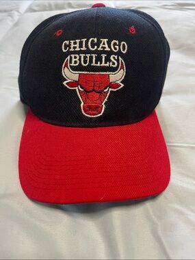 Vintage 1990s Chicago Bulls SnapBack Cap Officially Licensed Michael Jordan